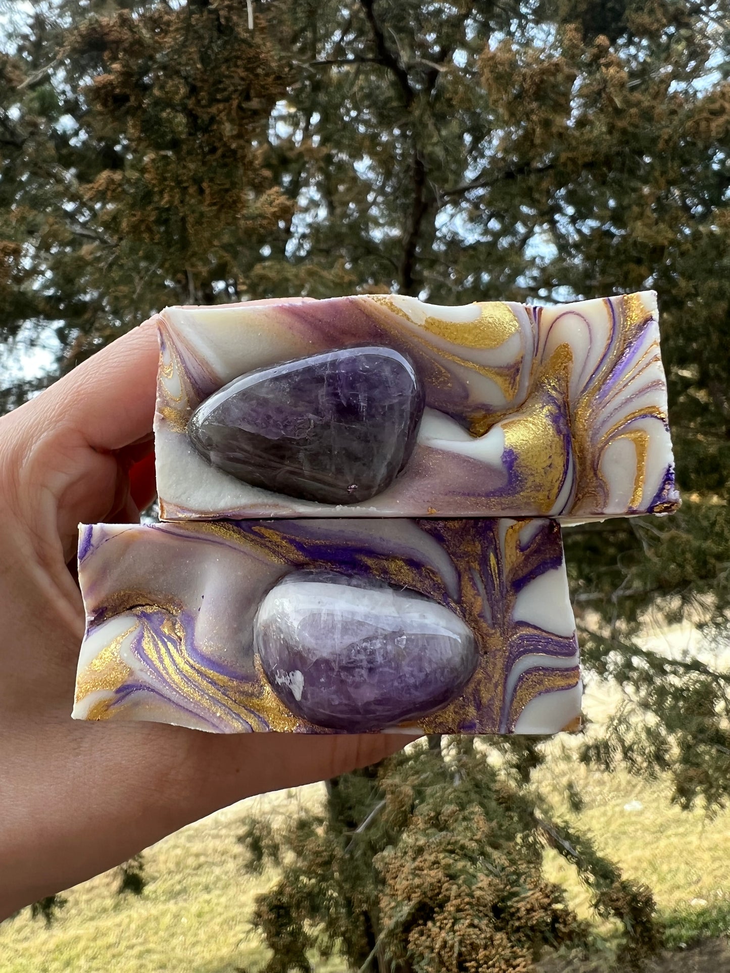 Amethyst, of Quartz! Soap