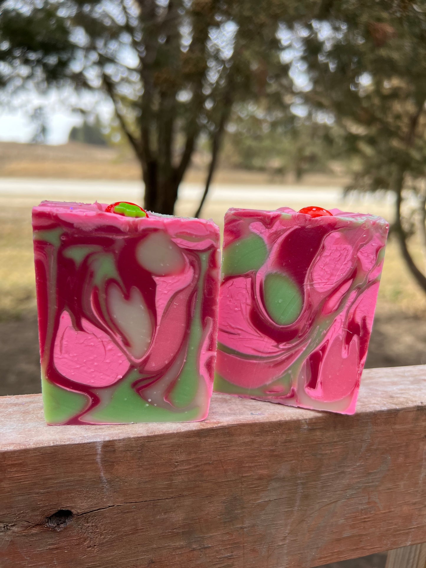 Strawberry Soap Cake