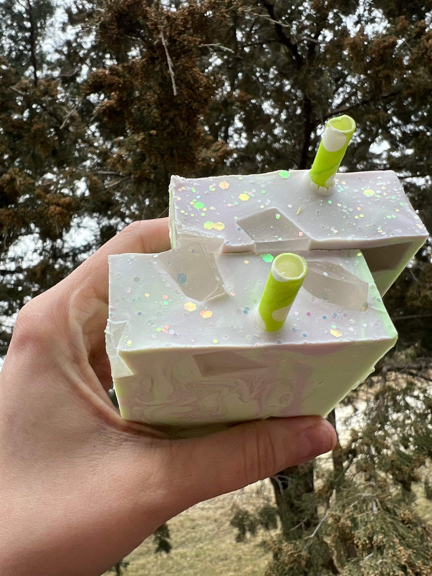 Lavender Haze Matcha Soap