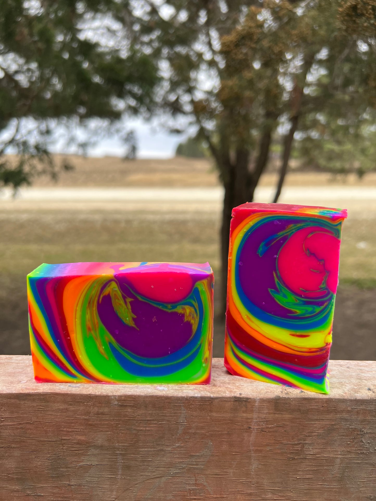 Rainbow Hug Neon Soap