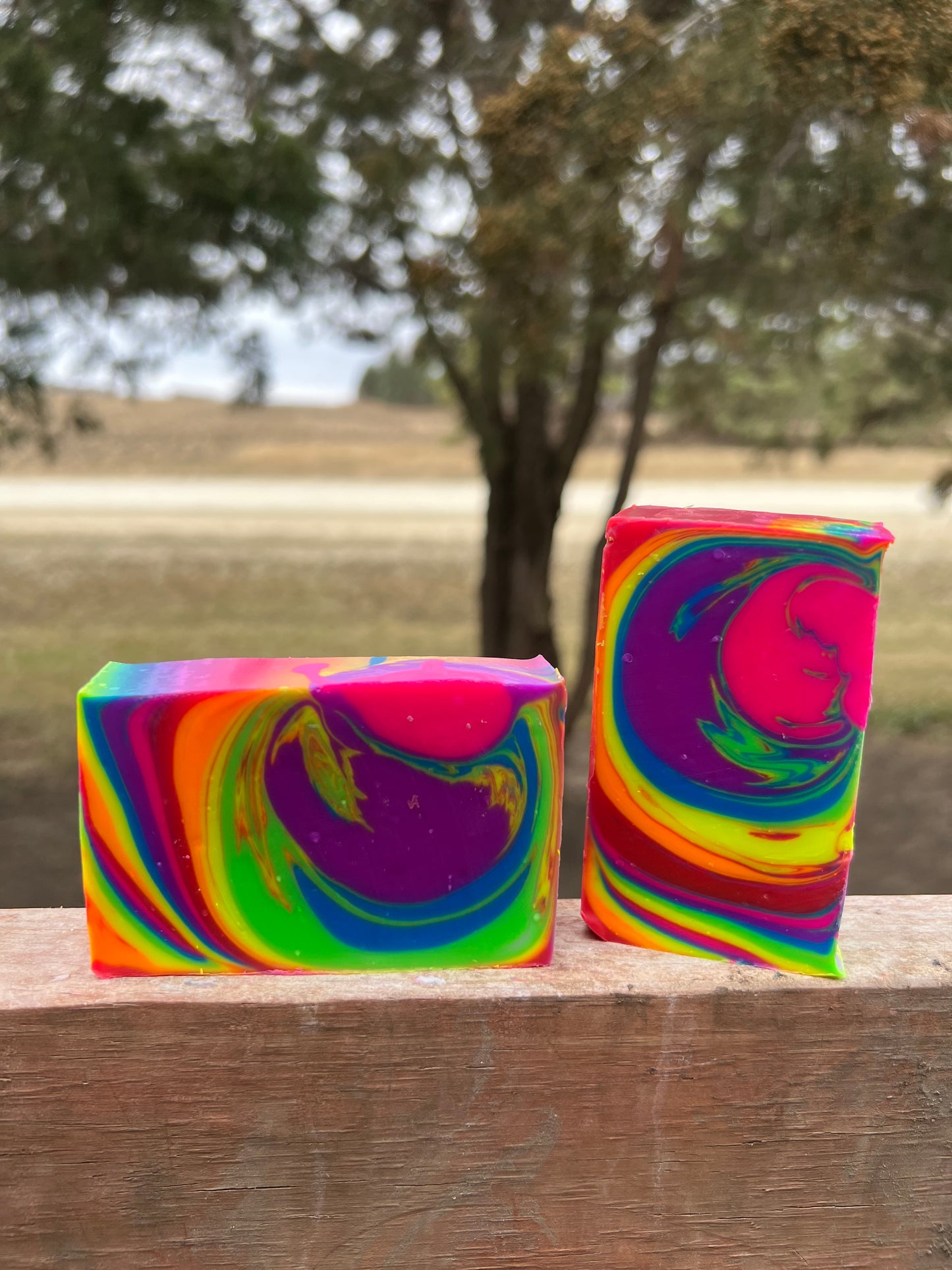 Rainbow Hug Neon Soap