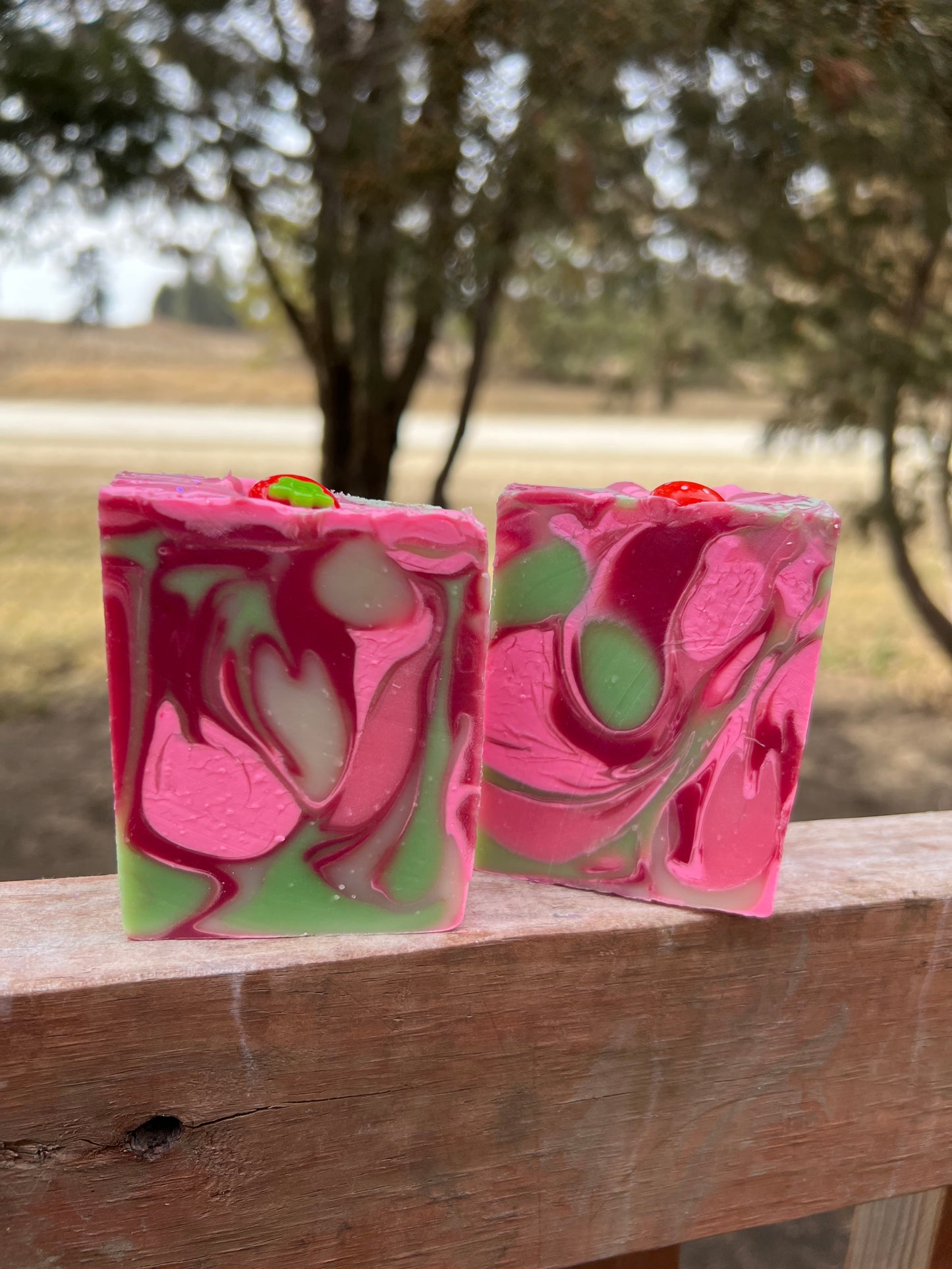 Strawberry Soap Cake