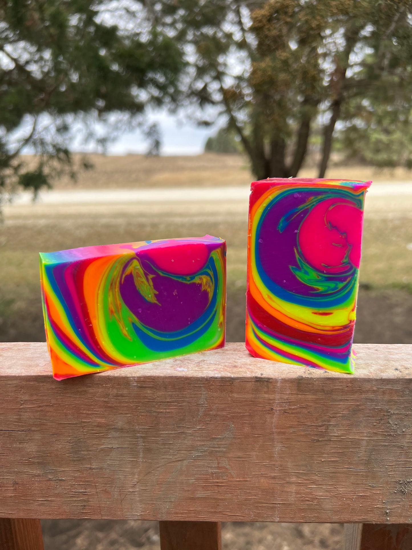 Rainbow Hug Neon Soap