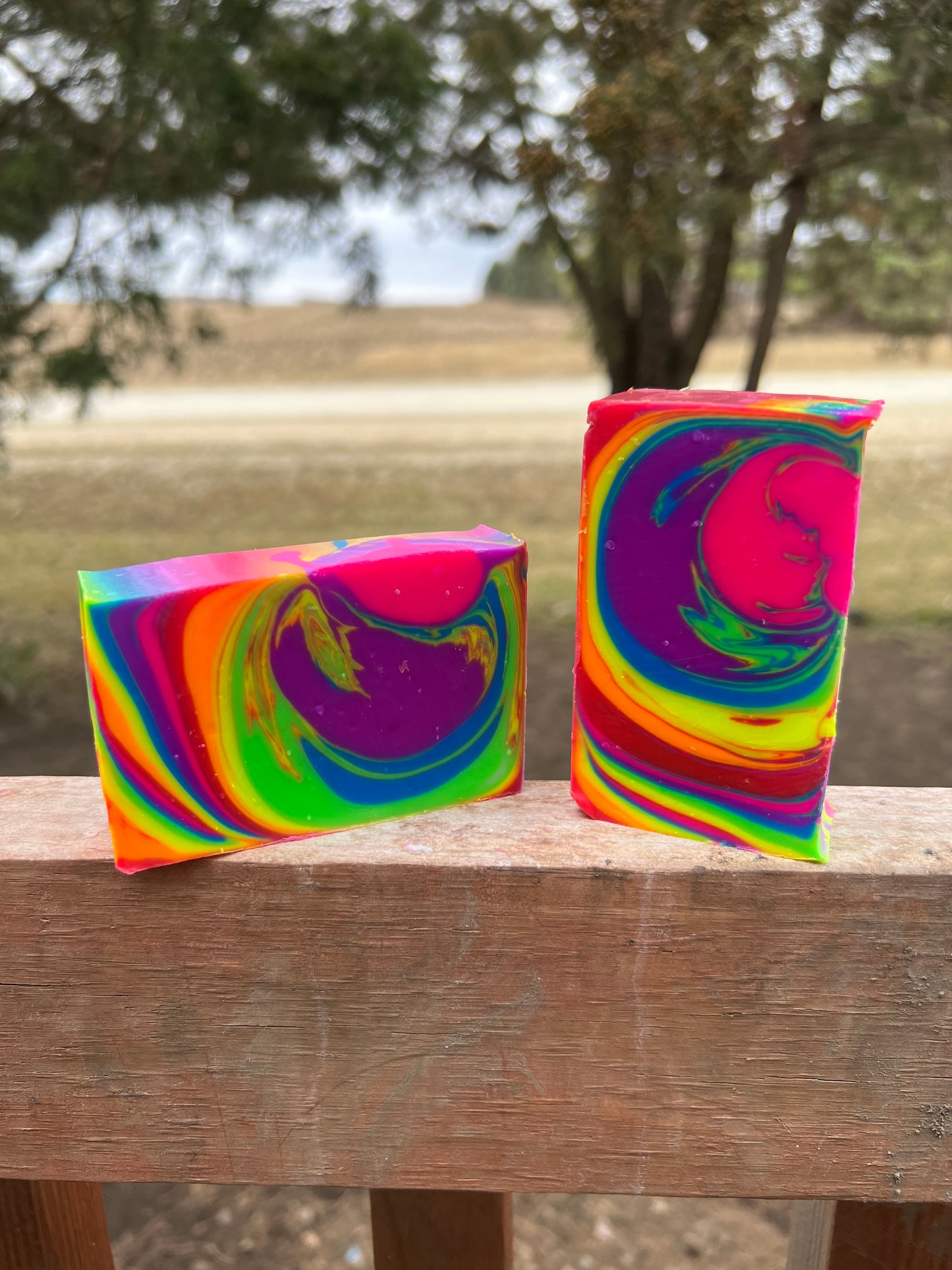 Rainbow Hug Neon Soap