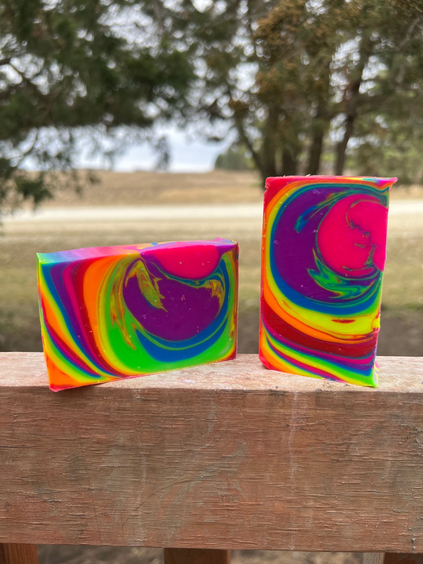 Rainbow Hug Neon Soap