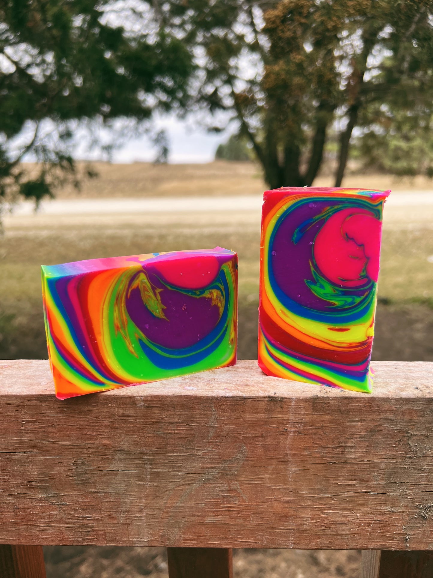 Rainbow Hug Neon Soap