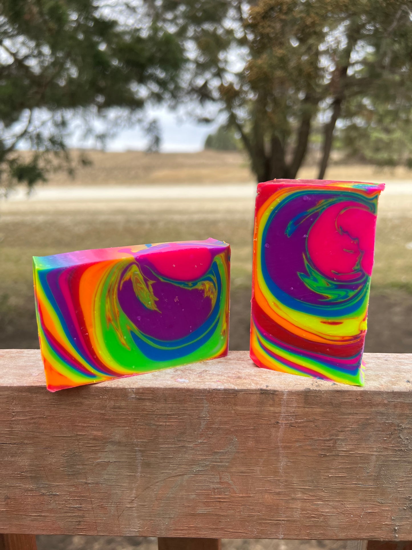 Rainbow Hug Neon Soap