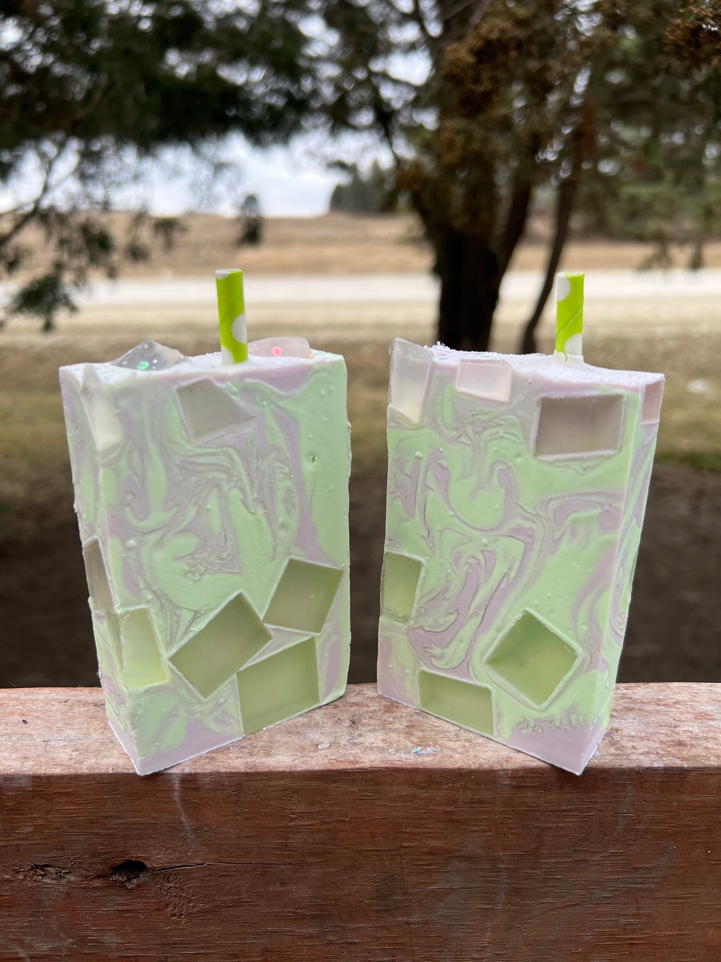 Lavender Haze Matcha Soap