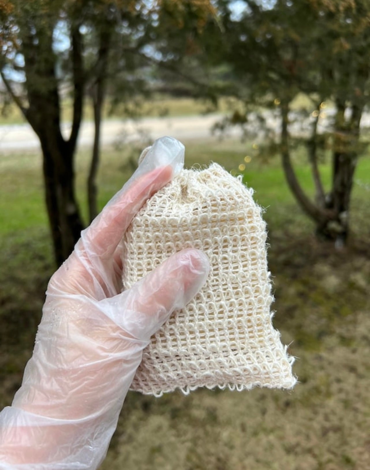 Soap Saver Scrubby Bag